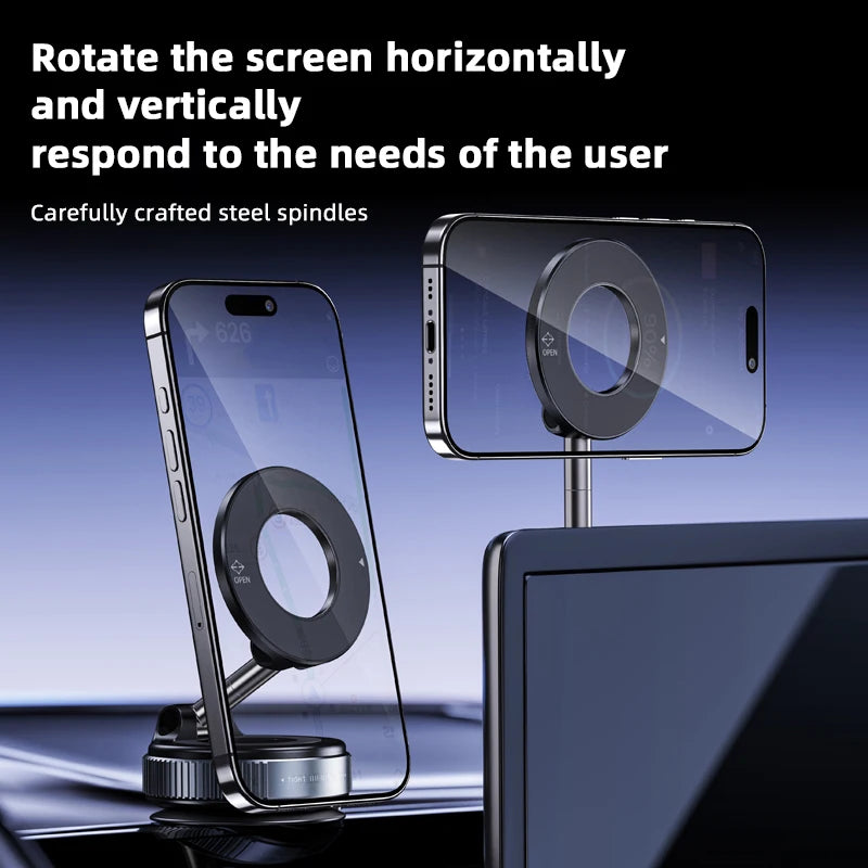 Magnetic Phone Holder|Three-axis Rotation For Free Adjustment|A Convenient Choice For Multiple Scenarios.