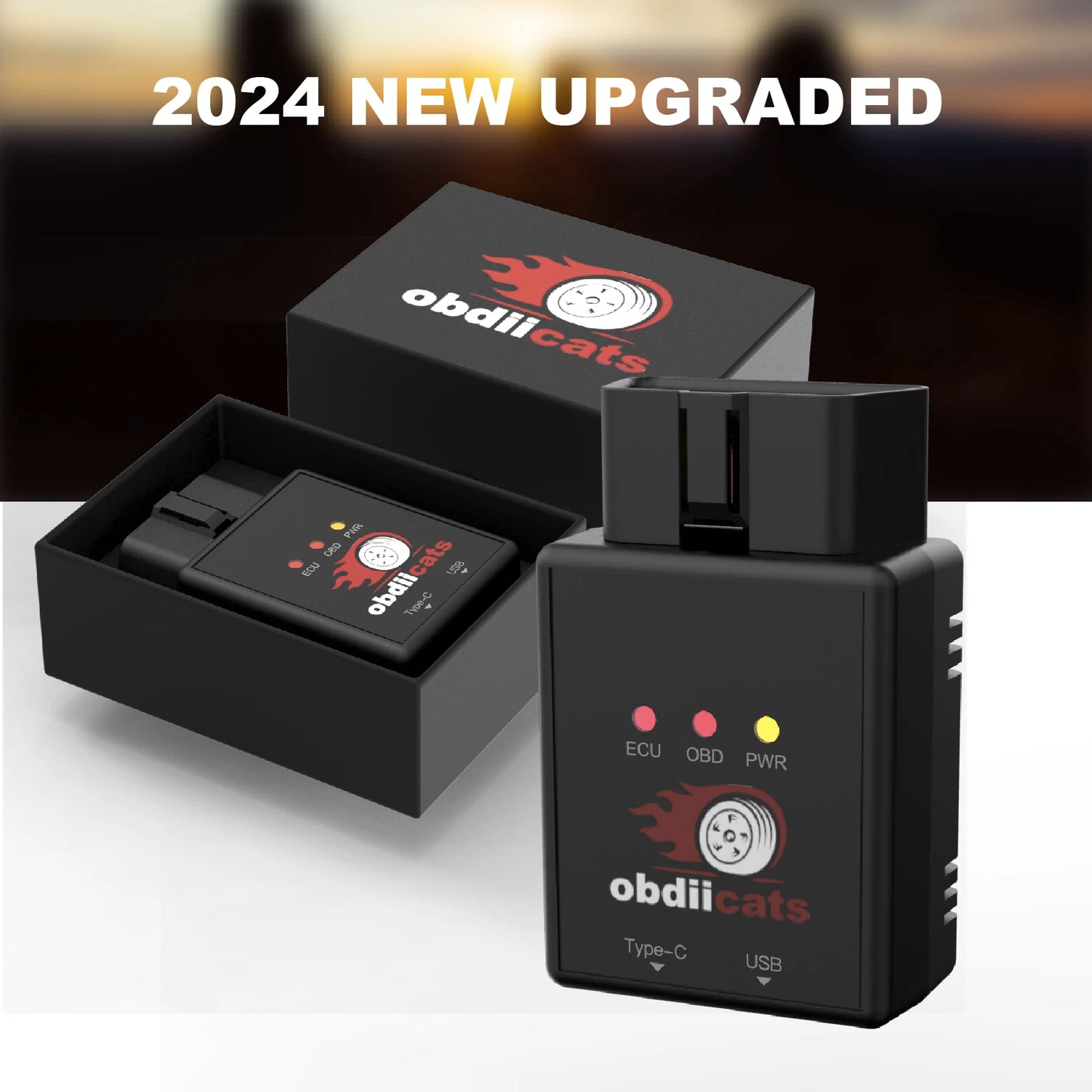 SXT- obdiicats OBD 2IN1 With Fast Charger For Benzine&Diesel Cars Increase Power Upgraded From HK-V3 Fuel Saving Chip Tuning Box