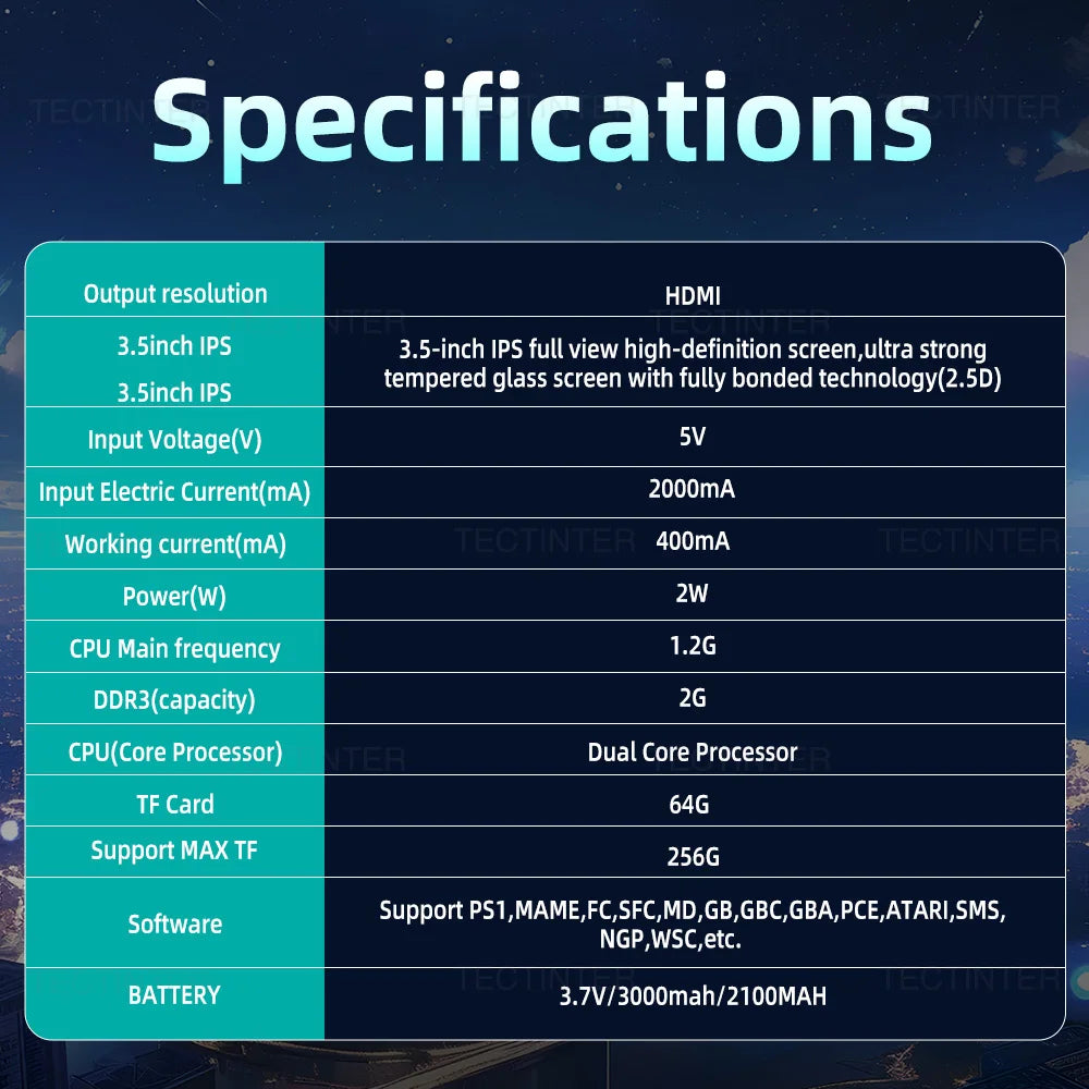 R36HD 3.5-inch IPS Screen Portable Handheld Game Player Linux System Mini Retro Video Game Console Built-in 64G 20000+ Games