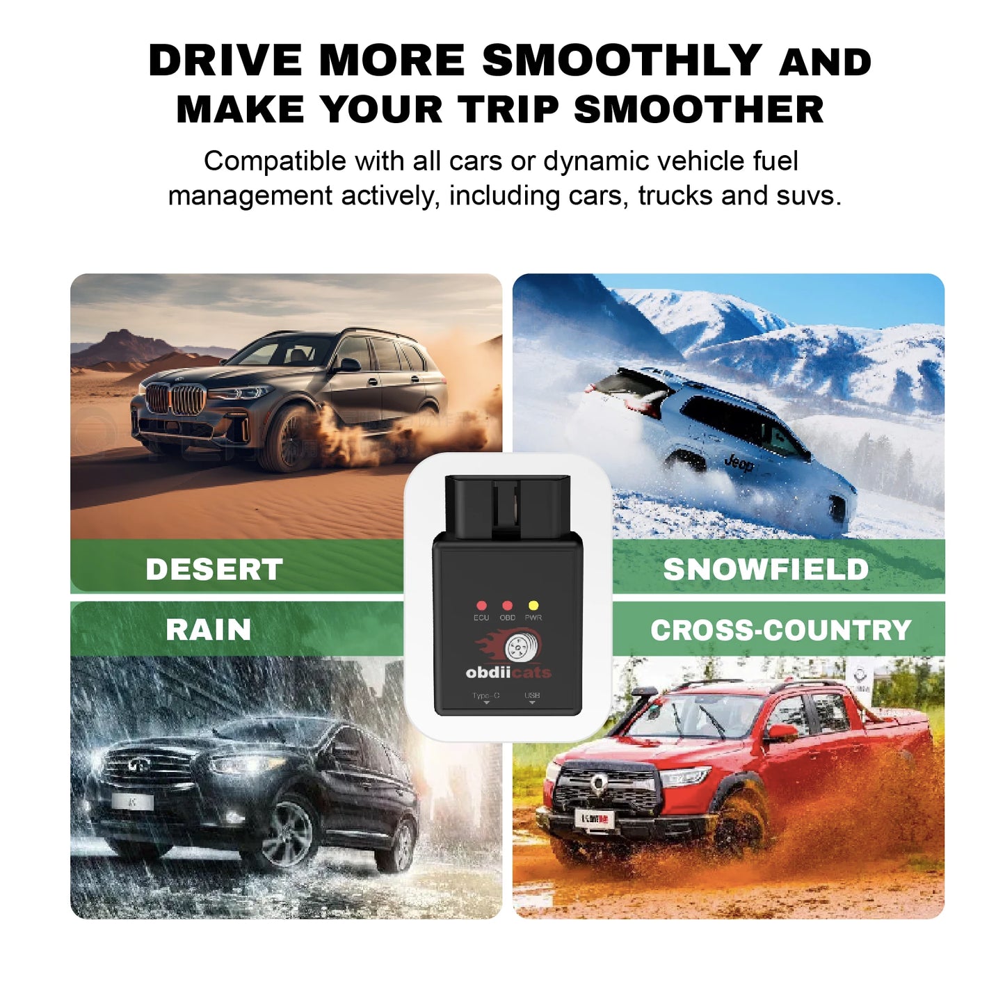 SXT- obdiicats OBD 2IN1 With Fast Charger For Benzine&Diesel Cars Increase Power Upgraded From HK-V3 Fuel Saving Chip Tuning Box